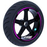 Çınar Extreme Gül Pembesi 4 Parçalı Keskin Jant Şeridi Sticker