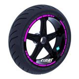 Çınar Extreme Moto GP Stili Gül Pembesi Jant Şeridi Sticker