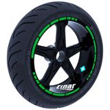 Çınar Extreme Moto GP Stili Orman Yeşili Jant Şeridi Sticker