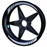 Çınar Extreme Moto GP Yaldızlı Gümüş İç Jant Şeridi Sticker