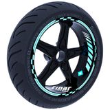 Çınar Extreme Nane Yeşili Moto GP İç Dış Jant Şeridi Takım Sticker