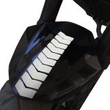 Çınar Extreme Ok Tasarımlı Reflektif Gri Çamurluk Kask Sticker