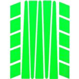 Çınar Extreme Şerit Şeklinde Floresan Yeşil Sticker