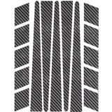 Çınar Extreme Şerit Şeklinde Gerçek Karbon Fiber Dokulu Sticker