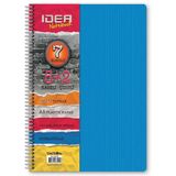 Çınar Idea 5+2 210 Yaprak 7 Bölmeli Defter A5 Boyut (17x24 cm) Separatörlü Spiralli Okul Defteri Dayanıklı PP Plastik Sert Kapak Kareli Çizgili Ayraçlı Seperatörlü Ders ve Not Defteri