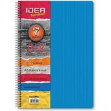 Çınar Idea 6+2 240 Yaprak 8 Bölmeli Defter A5 Boyut (17x24 cm) Separatörlü Spiralli Okul Defteri Dayanıklı PP Plastik Sert Kapak Kareli Çizgili Ayraçlı Seperatörlü Ders ve Not Defteri