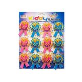 Çınar Kiddy World Motivasyon Keçe Rozet Bayram - 12 Adet - Çok Renkli