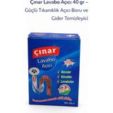 Çınar Lavabo Açıcı 40 gr – Güçlü Tıkanıklık Açıcı Boru Gider Temizleyici - Seçenek