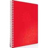 Çınar N:55125 Kır Çiçekleri Sert Kapak 17x24 cm 100 Yaprak Kareli Defter