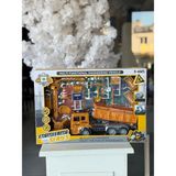 Çınar Oyuncak Engıneerın Set Inşaat Kamyon Vinç Trafikışıklı SET15 PARÇA42X28CM - Sarı