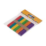 Çınar Puti Renkli Ahşap Dil Çubuğu Büyük 50LI - 2 Paket - Çok Renkli