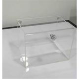 Çınar Satar Kapaklı Organizer Kutu 20x15x15 cm Şeffaf Dr Pleksi Malzeme ile Makyaj ve Hediyelik Kullanım