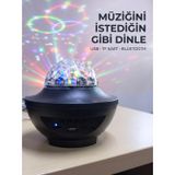Çınar Toptan Ticaret Bluetooth Müzikli Disko Işığı RGB Parti Projektörü Dahili Hoparlör USB Micro SD Destekli