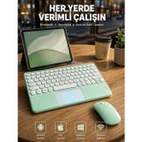 Çınar Toptan Ticaret Bluetooth Touchpad Klavye Ultra İnce Taşınabilir Q Klavye Yeni Nesil