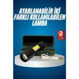 Çınar Toptan Ticaret Led Lamba El Feneri Küçük Taşınabilir USB Şarjlı Acil Durum Lambası