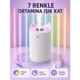 Çınar Toptan Ticaret Oda Nemlendirici LED Işıklı Ultrasonik Buhar Makinesi Aroma Difüzör