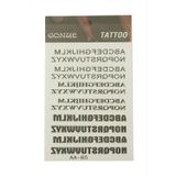 Çınar Toptan Ticaret Yazılı Tattoo Dövme Sticker