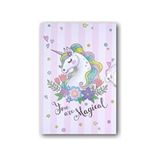Çınar Uni Note Kilitli Günlük & Hatıra Defteri Unicorn Magical - Turuncu