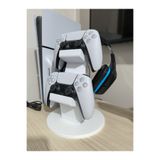 Çınar3d Store PS5 2Lİ KOL TUTUCU + KULAKLIK STANDI ( 3 İN 1 ) Beyaz