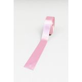 Çınarasyada Home Saten Kurdele 2.5 cm x 10 Metre – Parlak Hediye ve Süsleme Şeridi - Pembe