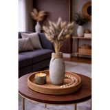ÇINARASYADAHOME Gri Lagurus Bunny Tail Grass 40 Baş-Dal 30-40 cm Şoklanmış Çiçek Pamuk Otu Kurutulmuş Çiçek