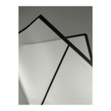 ÇINARASYADAHOME Siyah Çerçeveli Soft beyaz Çizgili Buketlik Ambalaj Kağıdı 57x57 Çiçek Ambalaj Kağıdı 4 Adet
