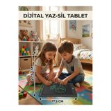 çınaroğlu avm 10 İNC Dijital Kalemli Çizim Yazı Tahtası Not Yazma Eğitim Tableti Writing Tablet Siyah