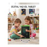 çınaroğlu avm 10 İNC Dijital Kalemli Çizim Yazı Tahtası Not Yazma Eğitim Tableti Writing Tablet Yeşil