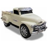 Çınaroğlu AVM Metal Klasik Araba Pikap Bluetooth Hoparlör Speaker 8 Watt/fm Radyo/sd Kart/usb Güneş Enerjili 27 cm - Bej