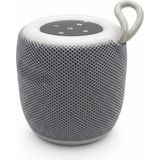 Çınaroğlu AVM Mini Işıklı Bluetooth Speaker Taşınabilir Ses Bombası Stereo Yüksek Kalite Hoparlör Ses Seviyesi - Gri