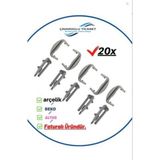 Çınaroğlu Ticaret Ihraç Ej 0451 E Bulaşık Makinesi Üst Sepet Ray Kapağı Tutucu Stoper Pimi (20 Adet)
