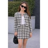 cınartarzbutik Kiz cocuk ceket etek ve askili badi 3 lu sade sık takim 1 beden buyuk alabilirsiniz dar kalip