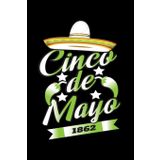 Cinco De Mayo Schrift mit Sombrero: 6x9 120 pages blank | Your personal Diary