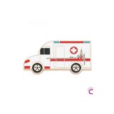 Cinderella 112 Ambulans Pin Broş - Sağlıkçı Hemşire Doktor Kıyafet Elbise Ceket Yaka İğnesi Rozeti Meslek Broşu