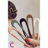 Cinderella 5'li U Tasarım Kadın Saç Topuz Tokası 11.5 cm - Klasik Çubuk Toka Saç Çubuğu Aksesuar Toka Seti