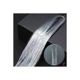 Cinderella Gümüş Renkli Hair Tinsel Saç Simi 120cm - Simli Saç Aksesuarı Örme Postiş Saça Bağlanan Model