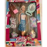 Cindy Doll Oyuncak Bebek 4 Yedek Elbiseli 30 Cm Model Bebek M (Çok Renkli)