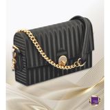 Cındy Zincir Askılı Omuz Çantası - 18 x 11 - Siyah