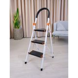 Cıngıllıoğlu CA-153 Hauslife 3 Basamaklı Metal Merdiven Ergonomik Yapı ile Ev ve Bahçe Kullanımına Uygun