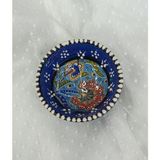 Çini 8 cm Çerezlik Kase Sosluk Sunumluk Kahvaltılık - Çok Renkli - 1 Adet