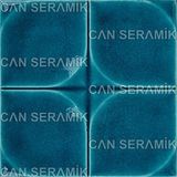 Çini Karo Kabartmalı Lacivert (13*13 Cm.) 5'li 1 Paket - Can Seramik