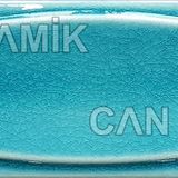 Çini Karo Kabartmalı Turkuaz Bambu (7*21 Cm.) 5'li 1 Paket - Can Seramik