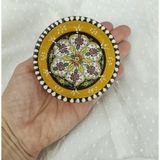 Çini Sarı 8 cm Çerezlik Kase Sosluk Sunumluk Kahvaltılık 1 Adet - Çok Renkli