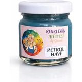Çini ve Seramik Boyası - Petrol Mavi