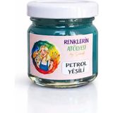 Çini ve Seramik Boyası - Petrol Yeşili