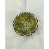 Çini Yeşil 8 Cm Çerezlik Kase Sosluk Sunumluk Kahvaltılık 1 Adet 18209