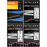 Cinius Yayınları Asialogy Korece Dil Öğrenme Seti 4 Kitap Alfabe Alıştırmalar Dilbilgisi Kelimeler Sınav Bilgisi