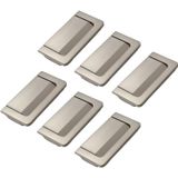 Çinko Alaşımlı Dolap Çevirme Kolu(Brushed Nickel,Hole Distance 64mm) | Çok Renkli, 64mm/96mm Delik Mesafesi: Dolaplara, Masalara, Çekmecelere ve Kilitli Dolaplara uyar