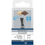 Çinko Freze Ucu, 8 Mm, 14 mm Çap, 15° Açı - Ahşap - Beyaz