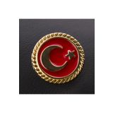 Cinnamon Bunny Ay Yıldız Yaka Rozet Yuvarlak Tasarım